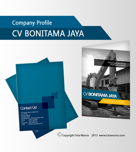 Desain Company Profile – Booklet – kontraktor – CV 